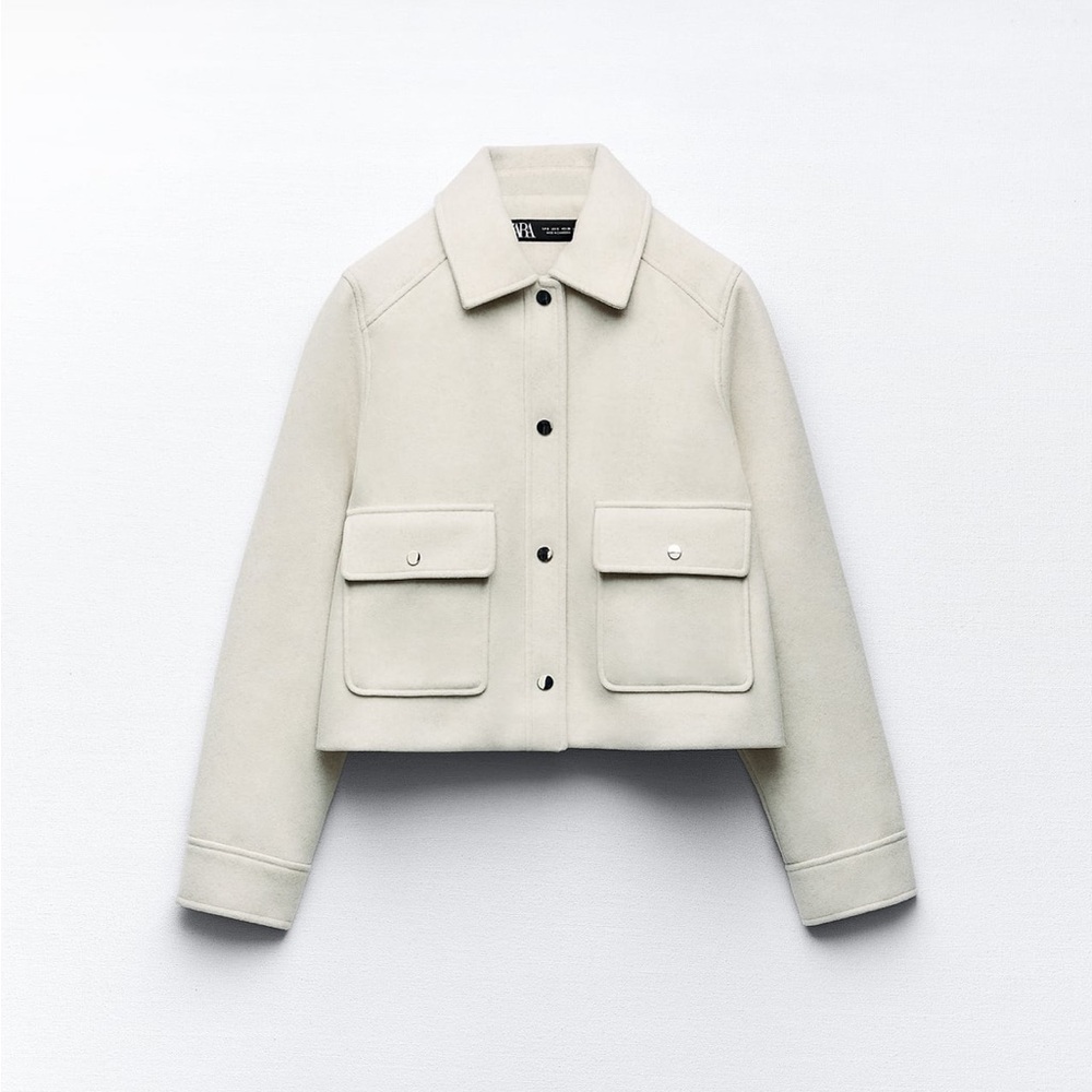 CROPPED SOFT JACKET ZARA